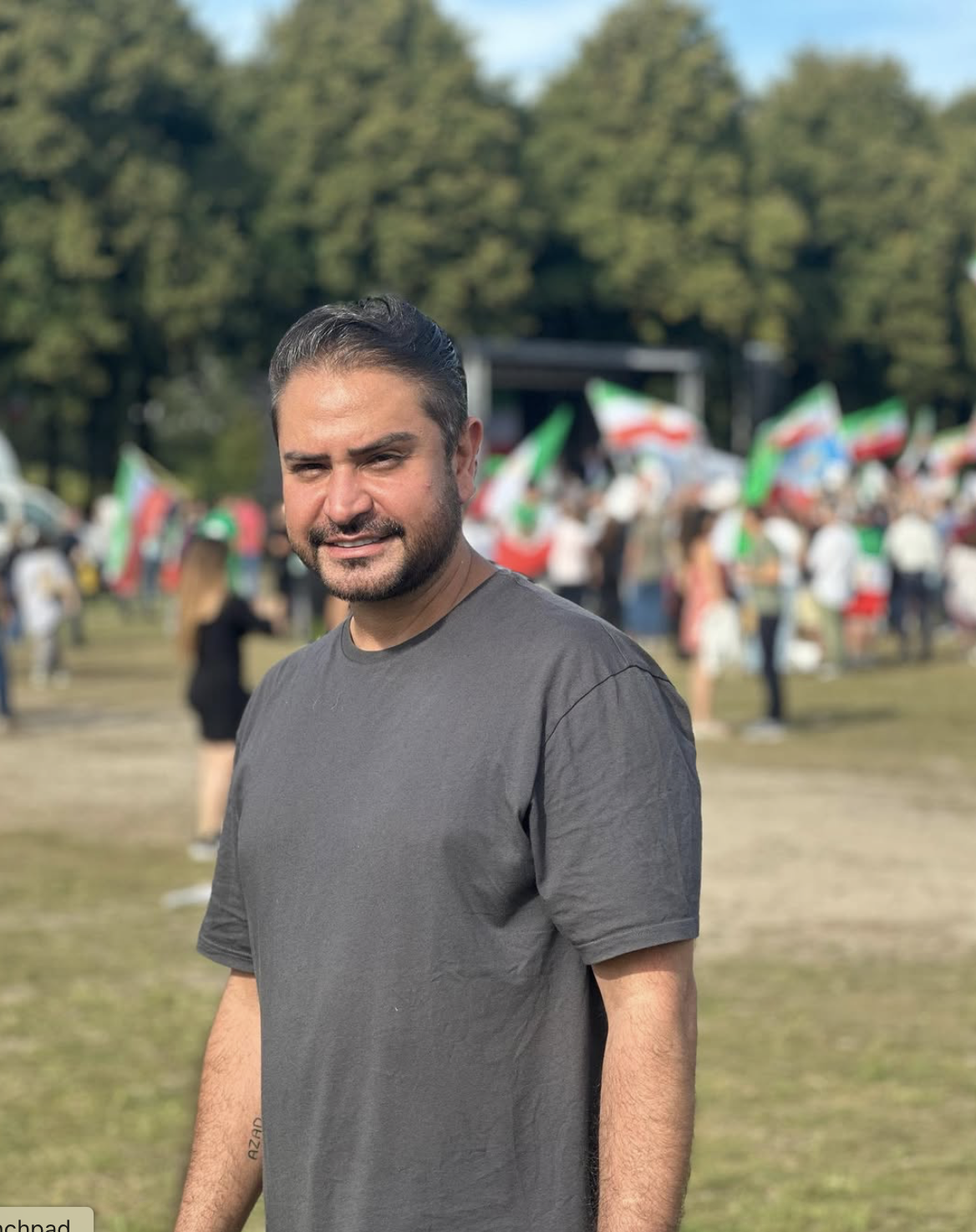 Behnam Mojaverian, CEO of the Azad Queer Foundation